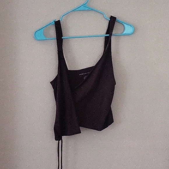 Small American Eagle Wrap Crop Top Tank Top - Picture 1 of 3